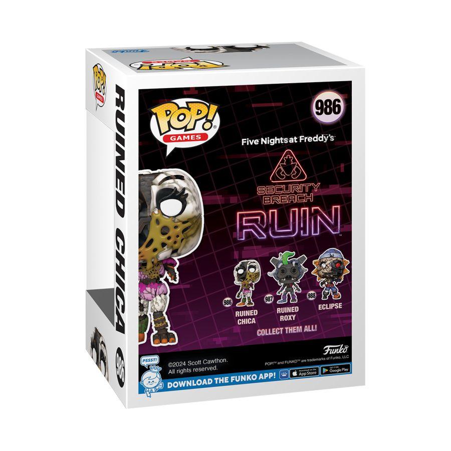 FUN72471 Five Nights at Freddy's: Security Breach - Ruined Chica Pop! Vinyl - Funko TBA - Titan Pop Culture