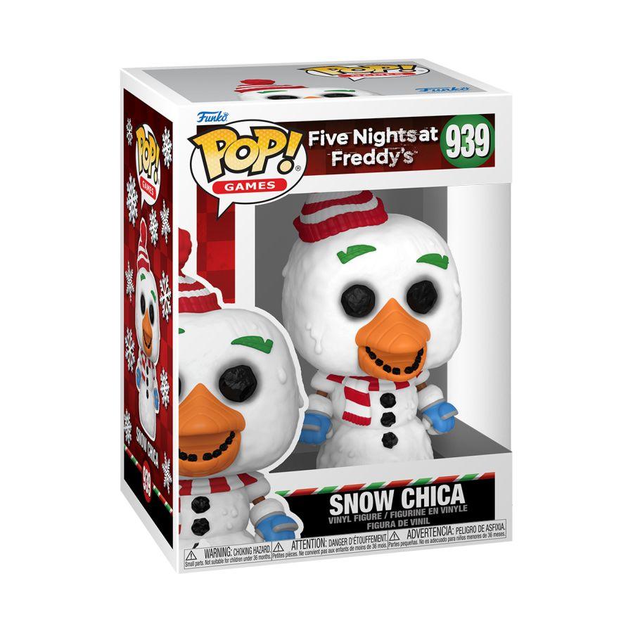 FUN72486 Five Nights at Freddy's - Holiday Chica Pop! Vinyl - Funko TBA - Titan Pop Culture