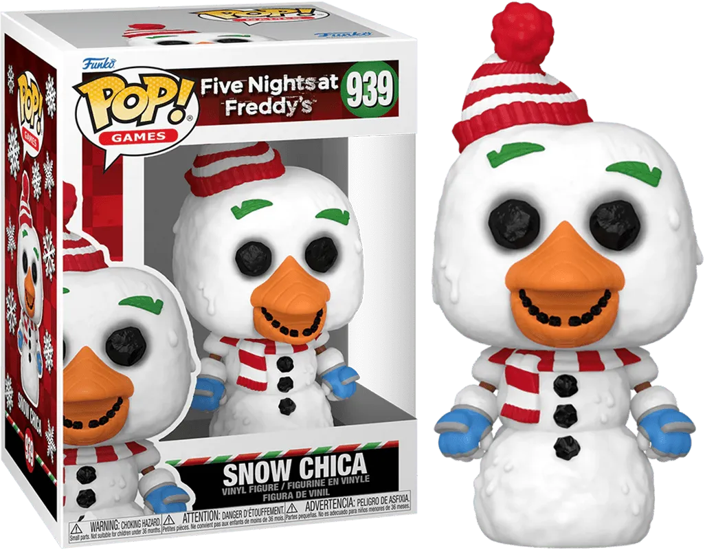 FUN72486 Five Nights at Freddy's - Holiday Chica Pop! Vinyl - Funko TBA - Titan Pop Culture