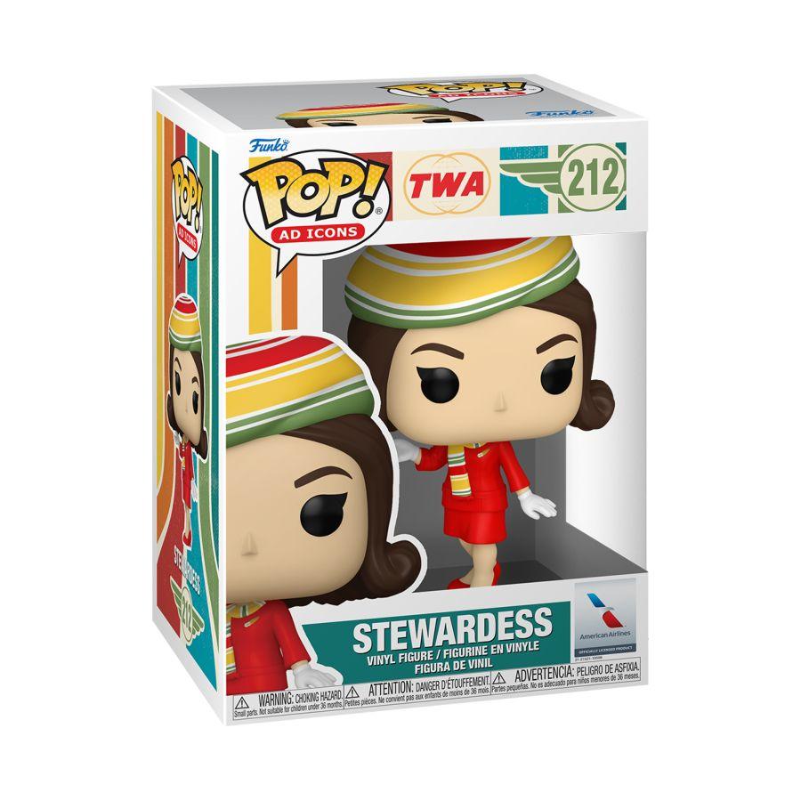 FUN72520 Ad Icons: TWA - Stewardess Pop! Vinyl - Funko - Titan Pop Culture