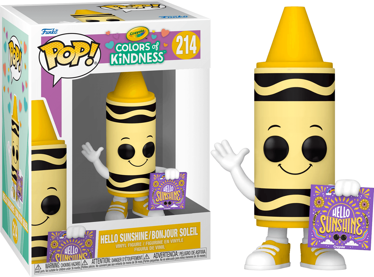 FUN72536 Crayola - Yellow Crayon (Kindness) Pop! Vinyl - Funko - Titan Pop Culture