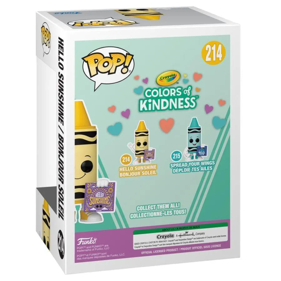 FUN72536 Crayola - Yellow Crayon (Kindness) Pop! Vinyl - Funko - Titan Pop Culture