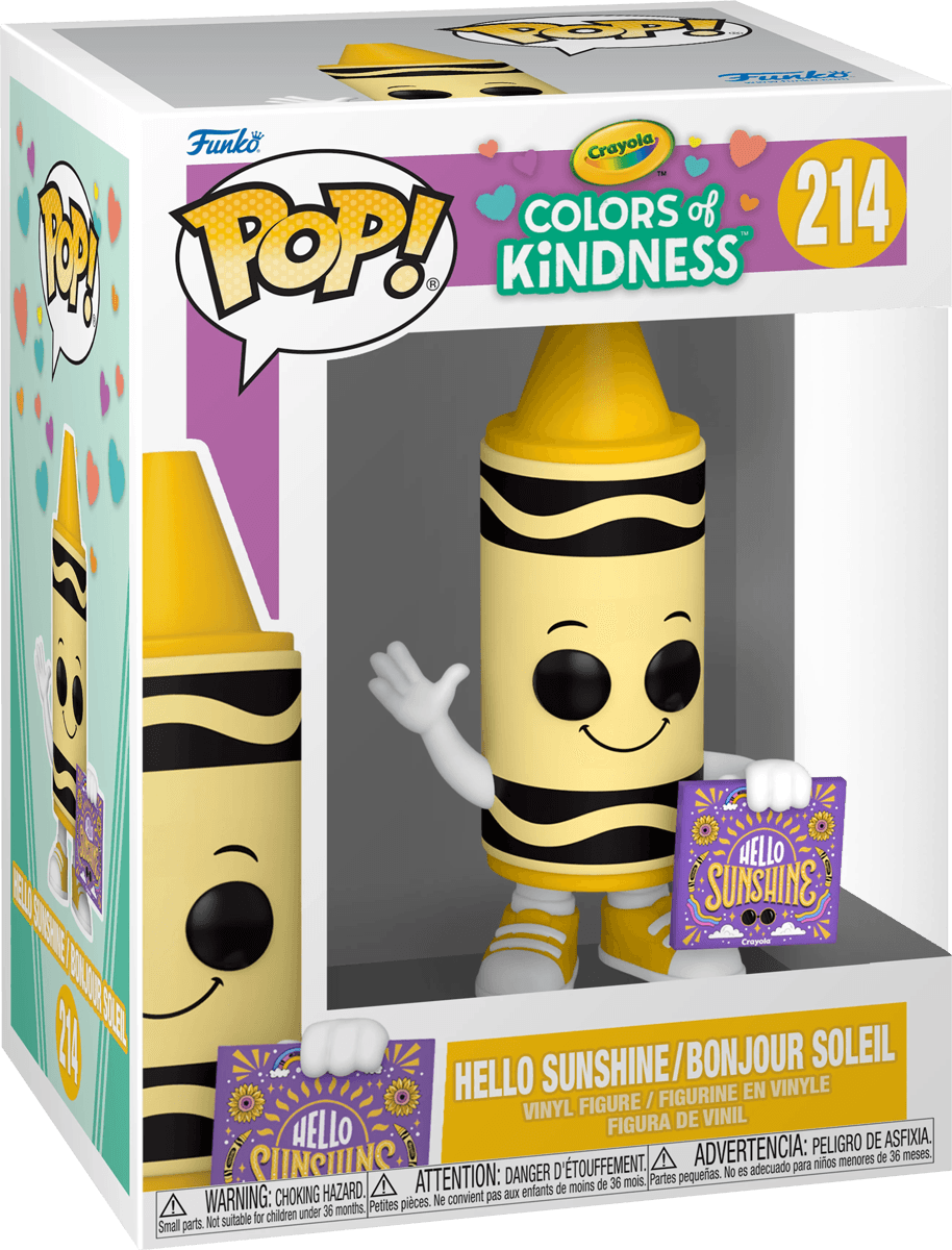 FUN72536 Crayola - Yellow Crayon (Kindness) Pop! Vinyl - Funko - Titan Pop Culture