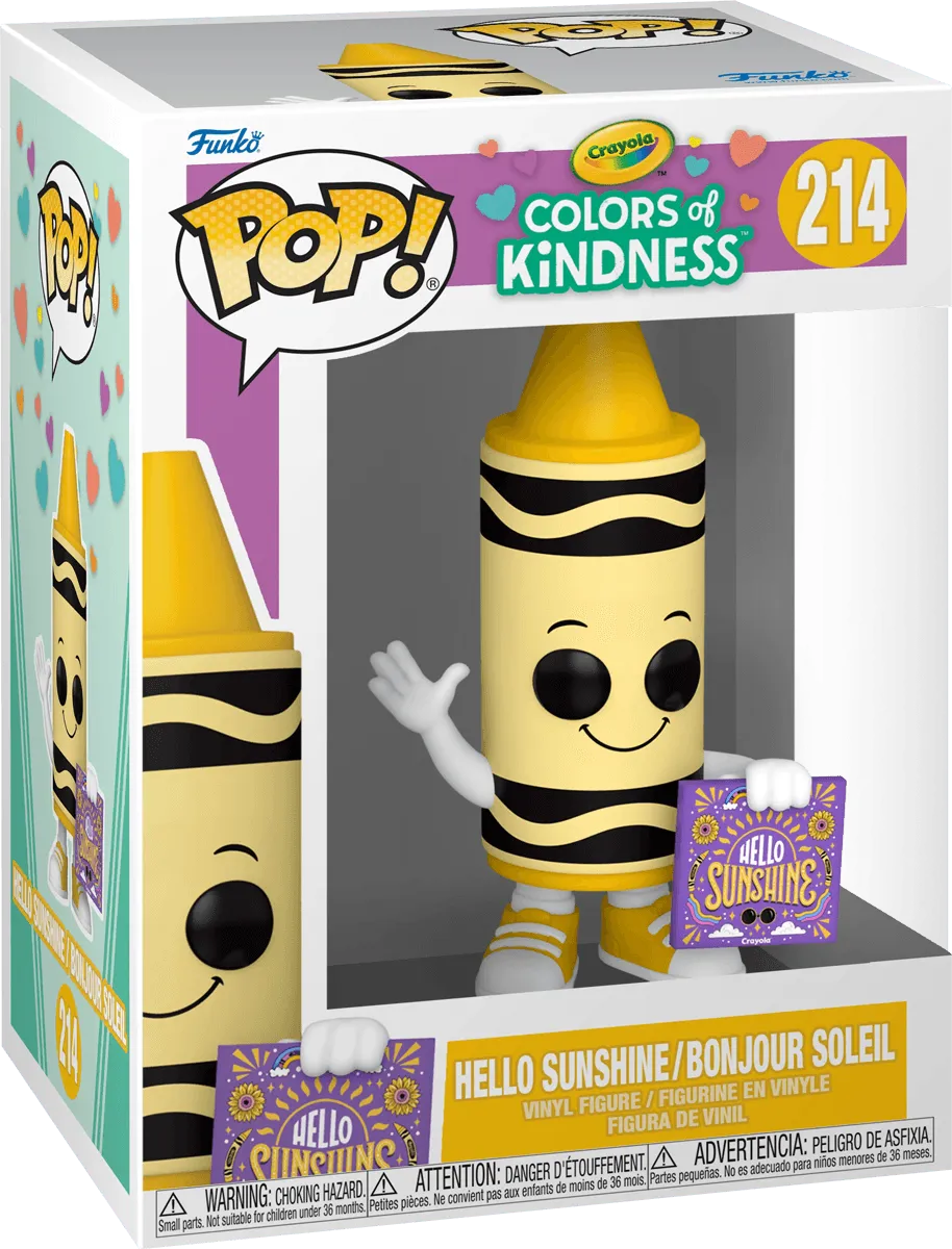 FUN72536 Crayola - Yellow Crayon (Kindness) Pop! Vinyl - Funko - Titan Pop Culture