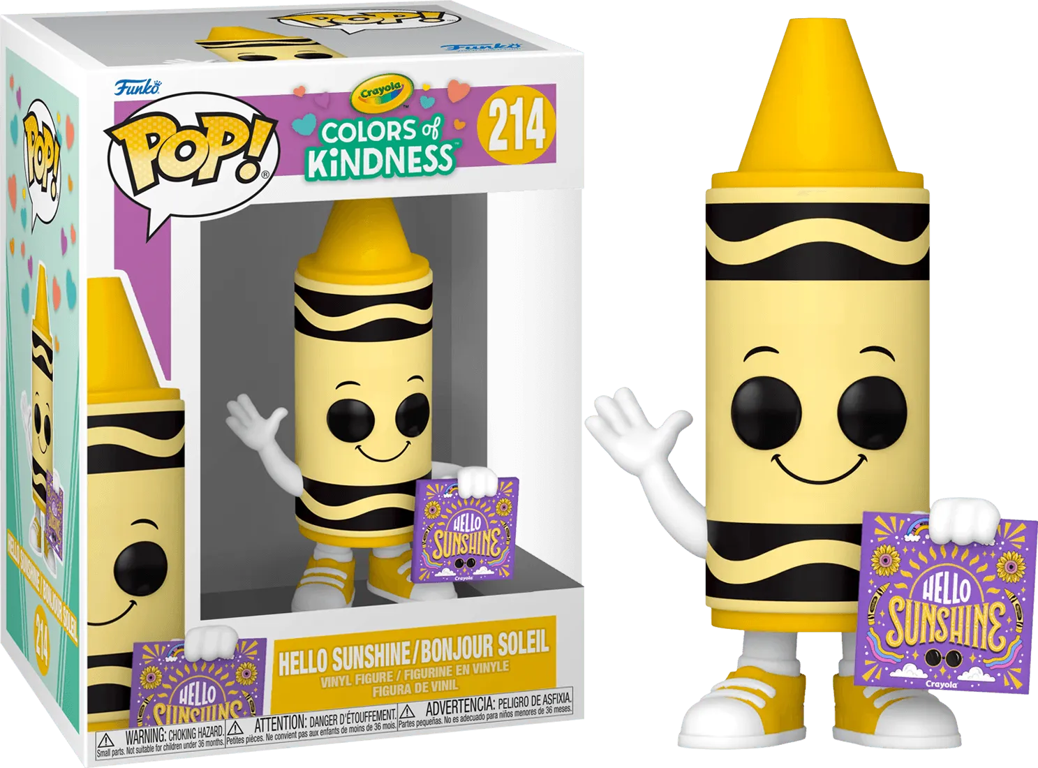 FUN72536 Crayola - Yellow Crayon (Kindness) Pop! Vinyl - Funko - Titan Pop Culture