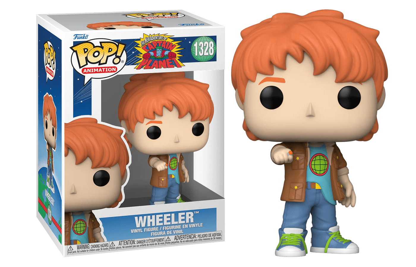 FUN72560 Captain Planet - Wheeler Pop! Vinyl - Funko - Titan Pop Culture