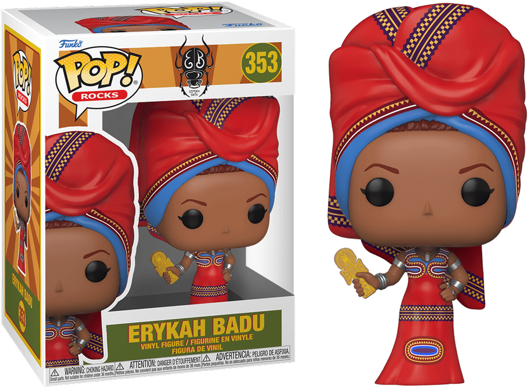 FUN72568 Erykah Badu - Erykah Badu (Tyrone) Pop! Vinyl - Funko - Titan Pop Culture