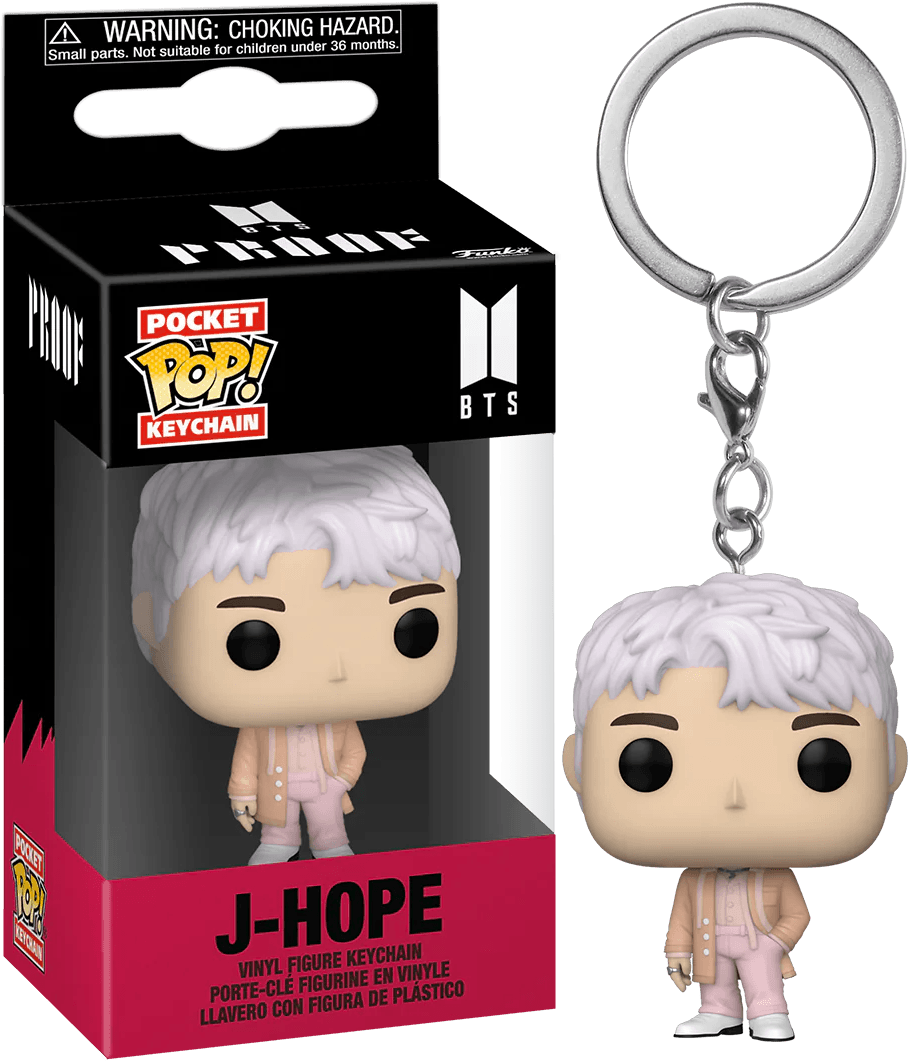 FUN72569 BTS - J Hope (Proof) Pop! Keychain - Funko - Titan Pop Culture