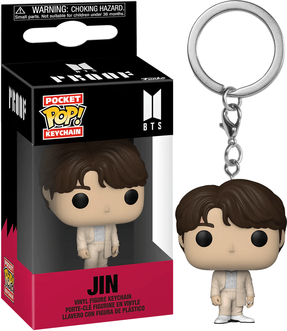 FUN72571 BTS - Jin (Proof) Pop! Keychain - Funko TBA - Titan Pop Culture