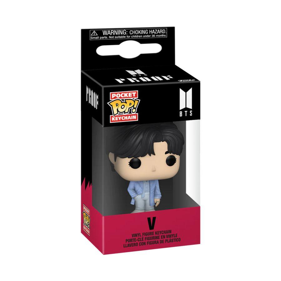 FUN72575 BTS - V (Proof) Pop! Keychain - Funko TBA - Titan Pop Culture