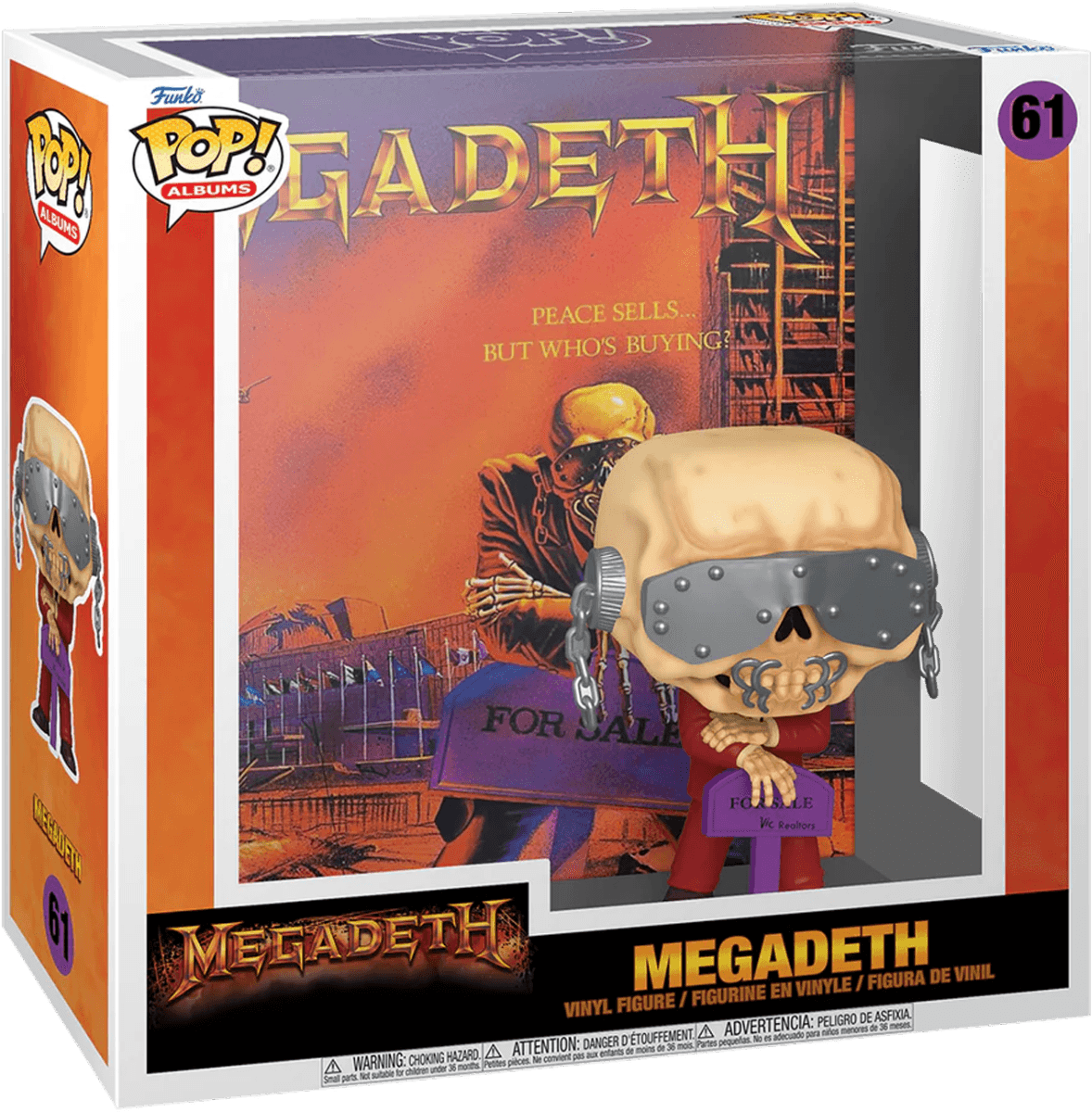 FUN72589 Megadeth - Peace Sells But Who's Buying Pop! Album - Funko - Titan Pop Culture