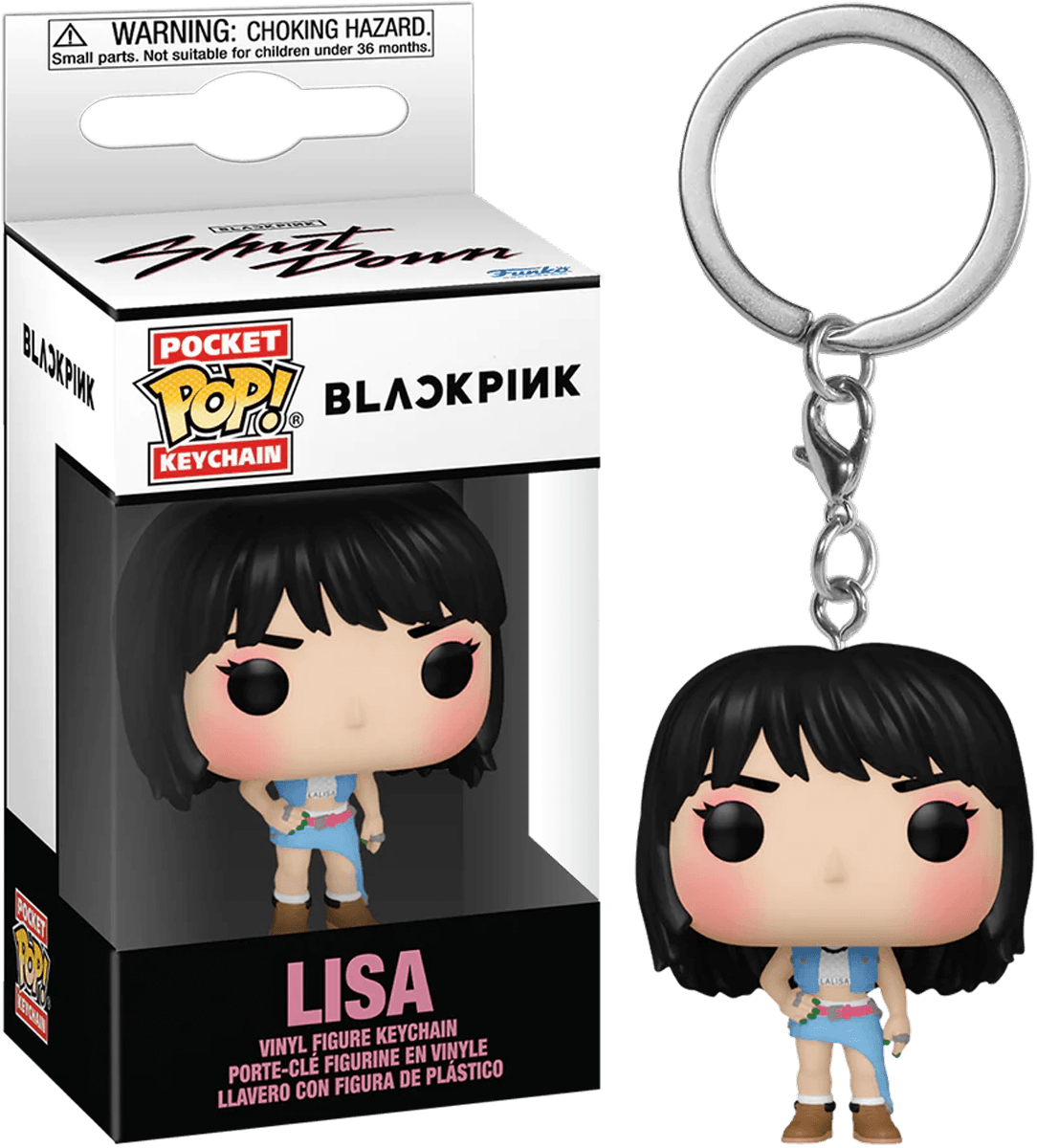 FUN72601 BLACKPINK - Lisa Pocket Pop! Keychain - Funko - Titan Pop Culture