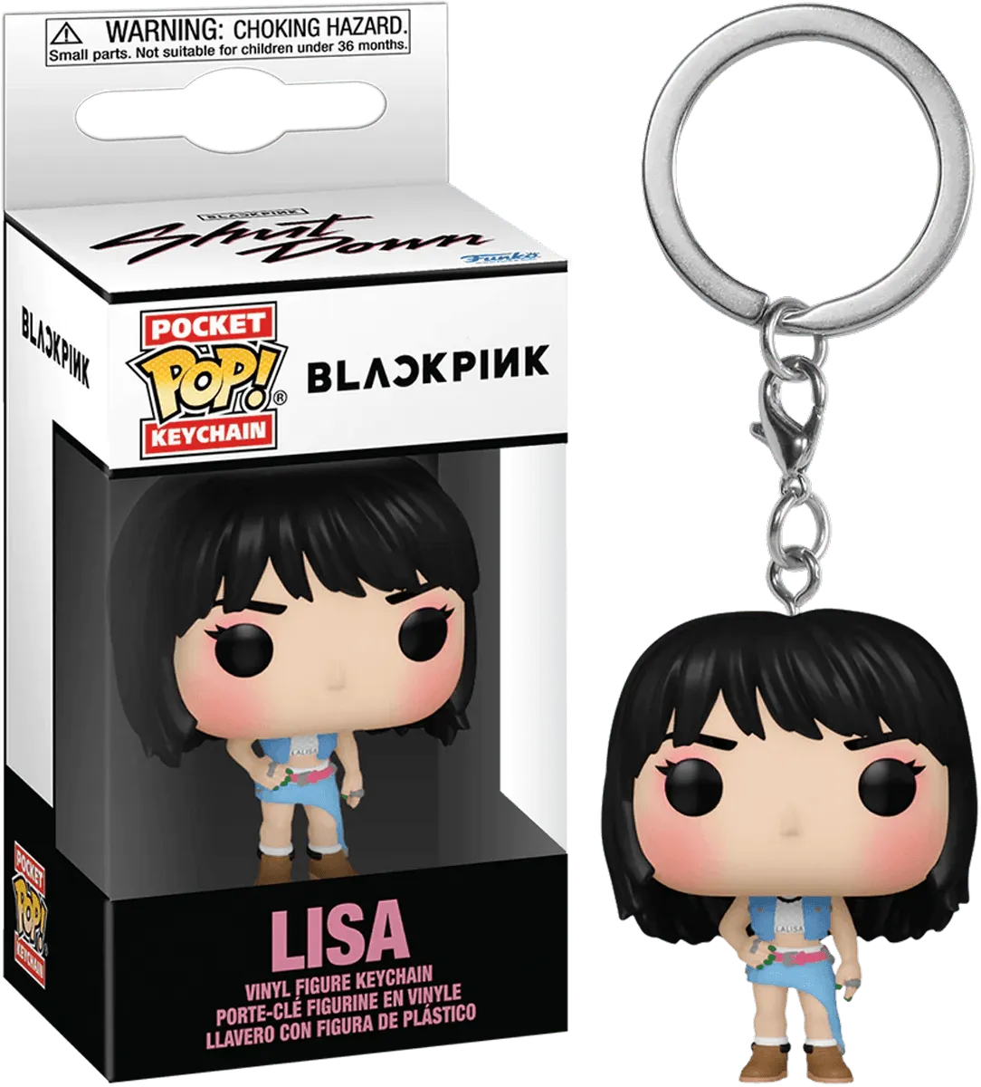 FUN72601 BLACKPINK - Lisa Pocket Pop! Keychain - Funko - Titan Pop Culture