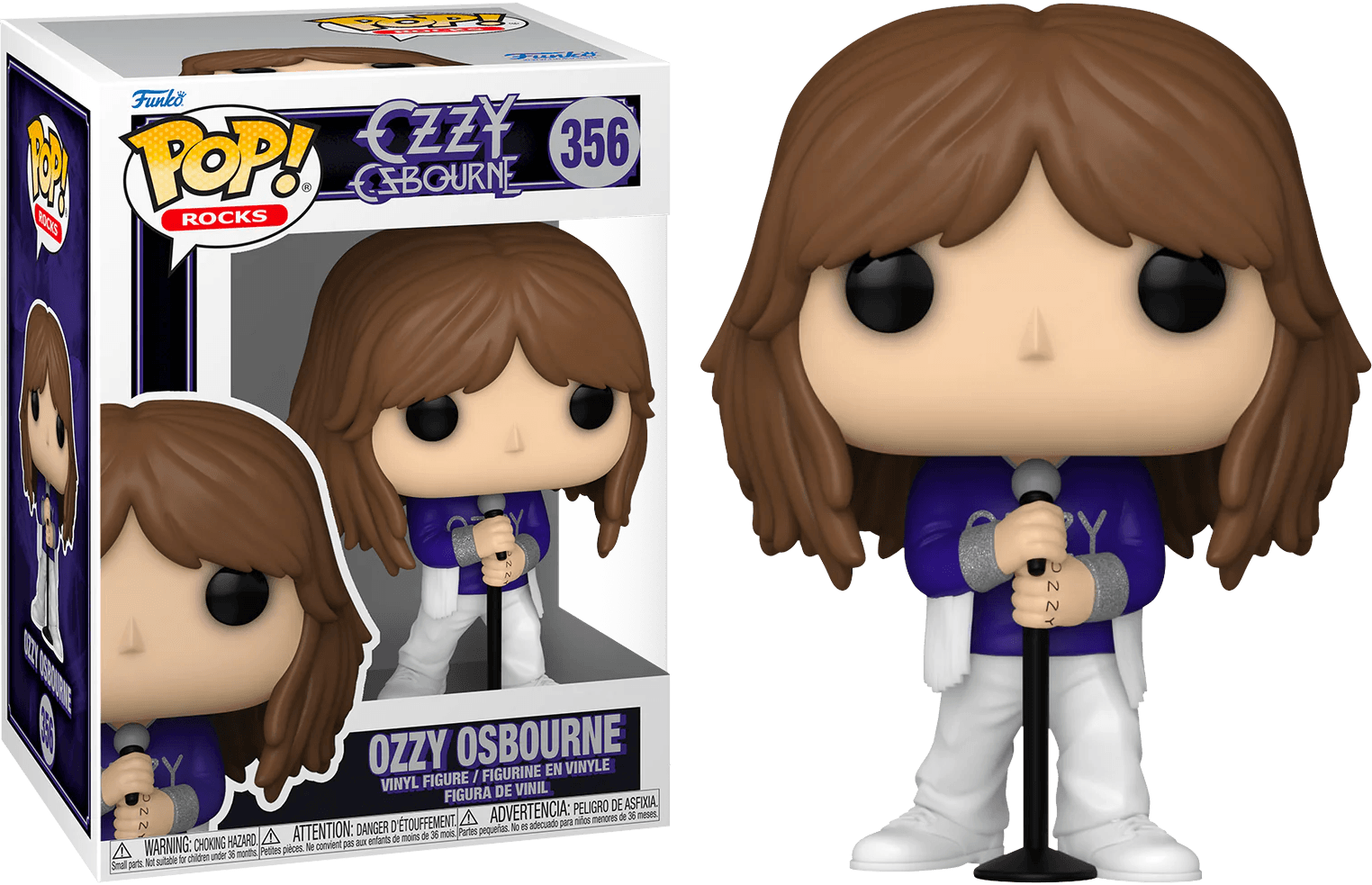 FUN72607 Ozzy Osbourne - Ozzy Osbourne Diamond Glitter Pop! Vinyl - Funko - Titan Pop Culture