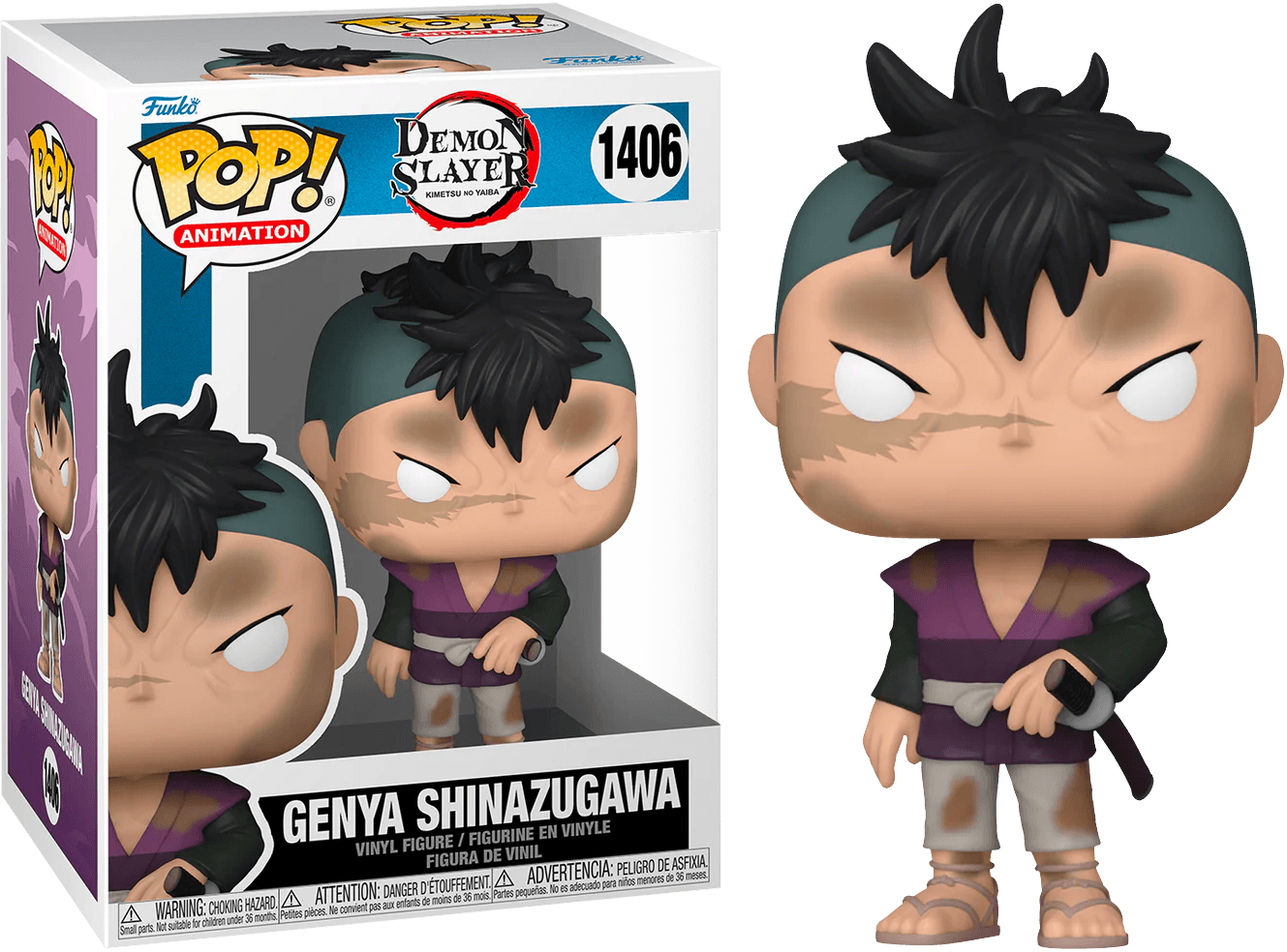 FUN72609 Demon Slayer - Genya Pop! Vinyl - Funko - Titan Pop Culture