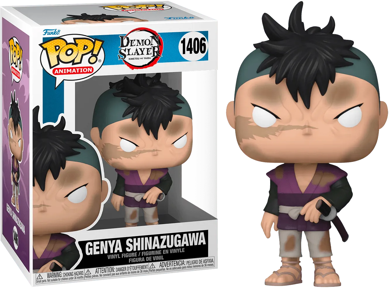 FUN72609 Demon Slayer - Genya Pop! Vinyl - Funko - Titan Pop Culture