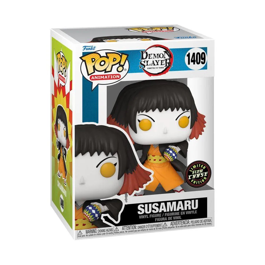 FUN72611CBUNDLE Demon Slayer - Susamaru Pop! Vinyl - Chase Bundle - Funko - Titan Pop Culture