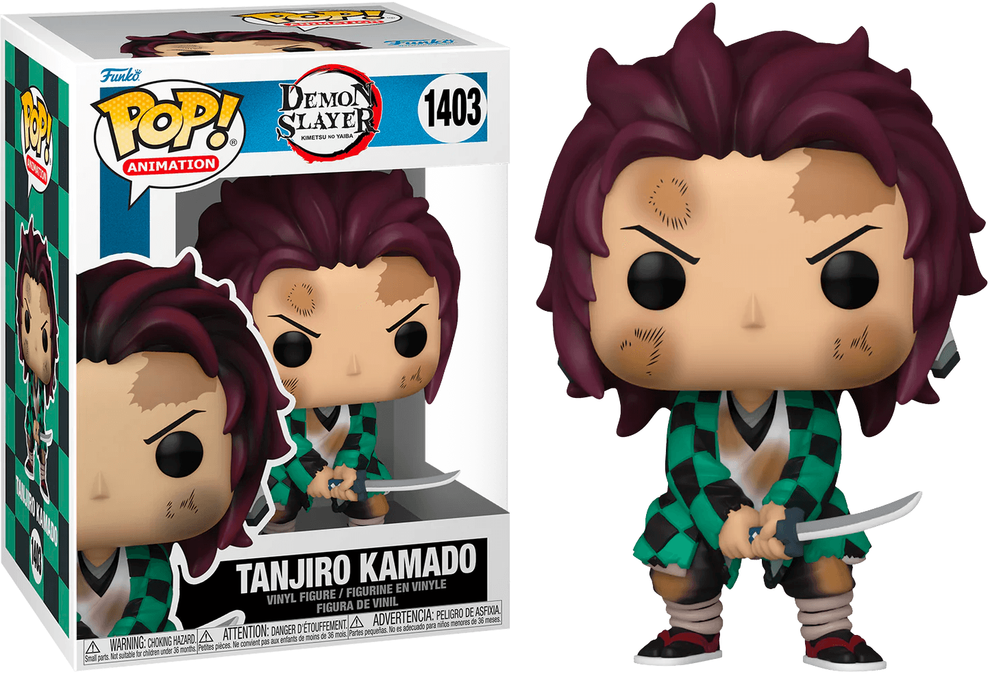 FUN72613 Demon Slayer - Tanjiro (Training) Pop! Vinyl [RS] - Funko - Titan Pop Culture