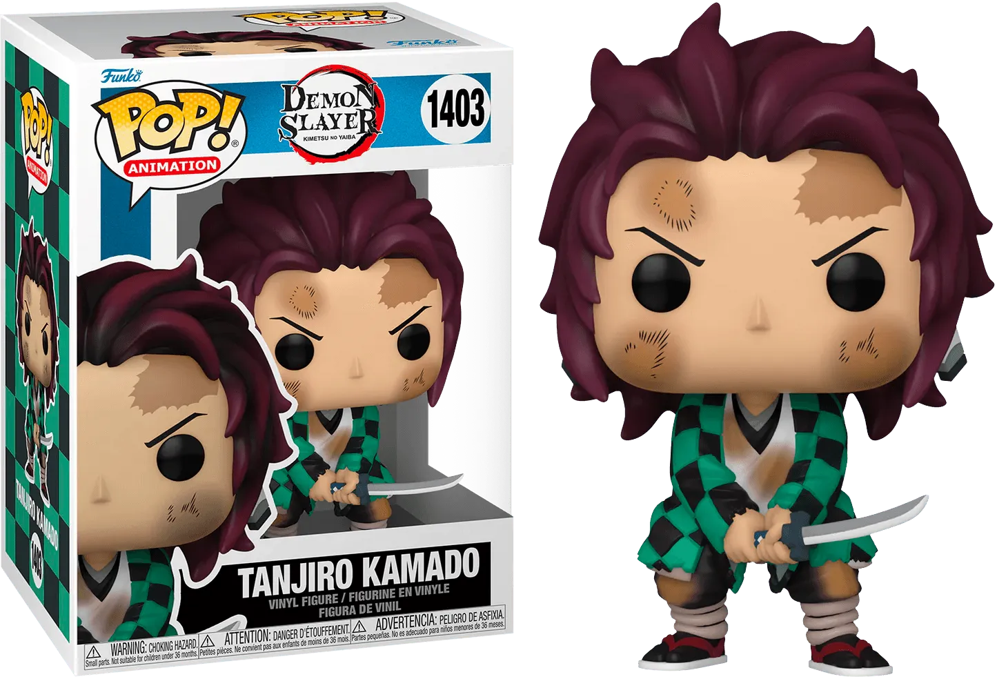 FUN72613 Demon Slayer - Tanjiro (Training) Pop! Vinyl [RS] - Funko - Titan Pop Culture