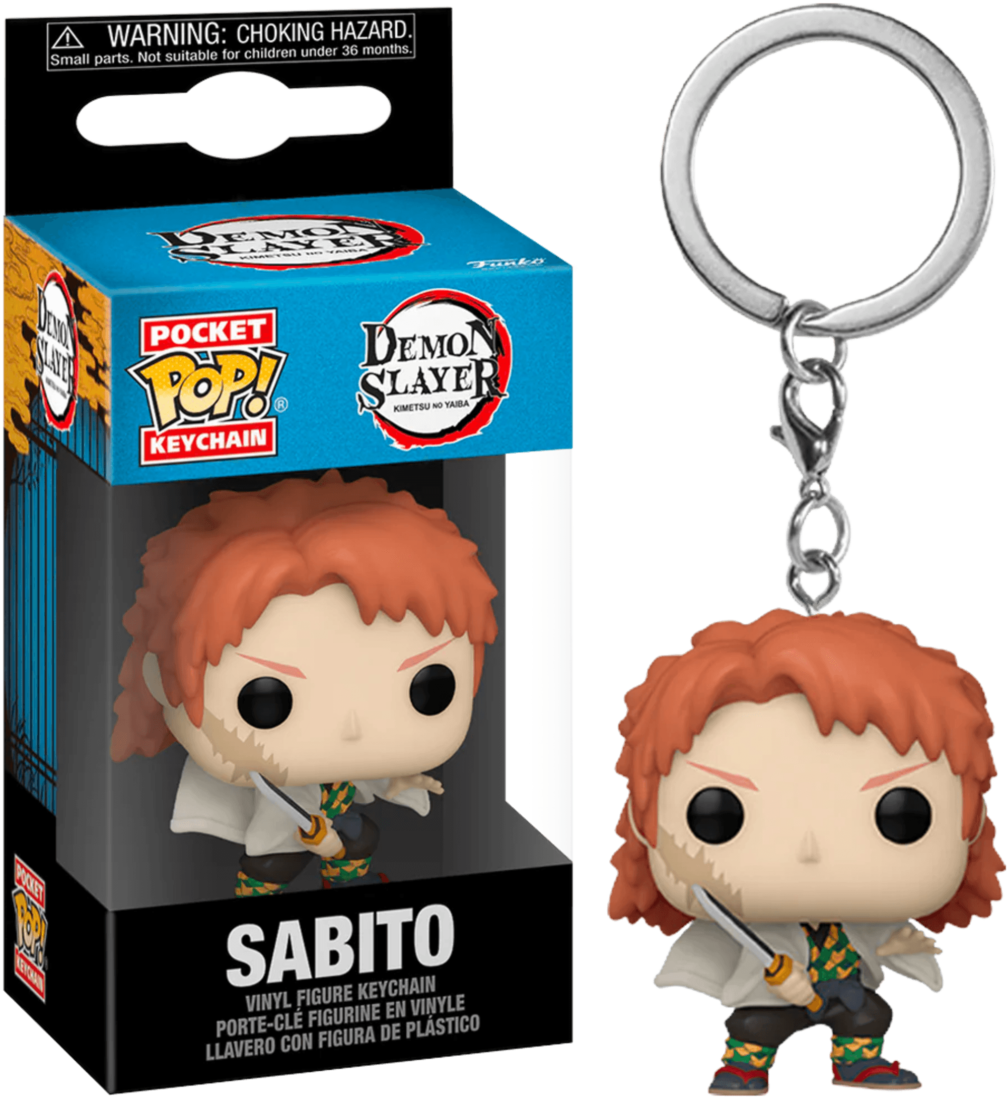 FUN72616 Demon Slayer - Sabito Pop! Keychain - Funko - Titan Pop Culture