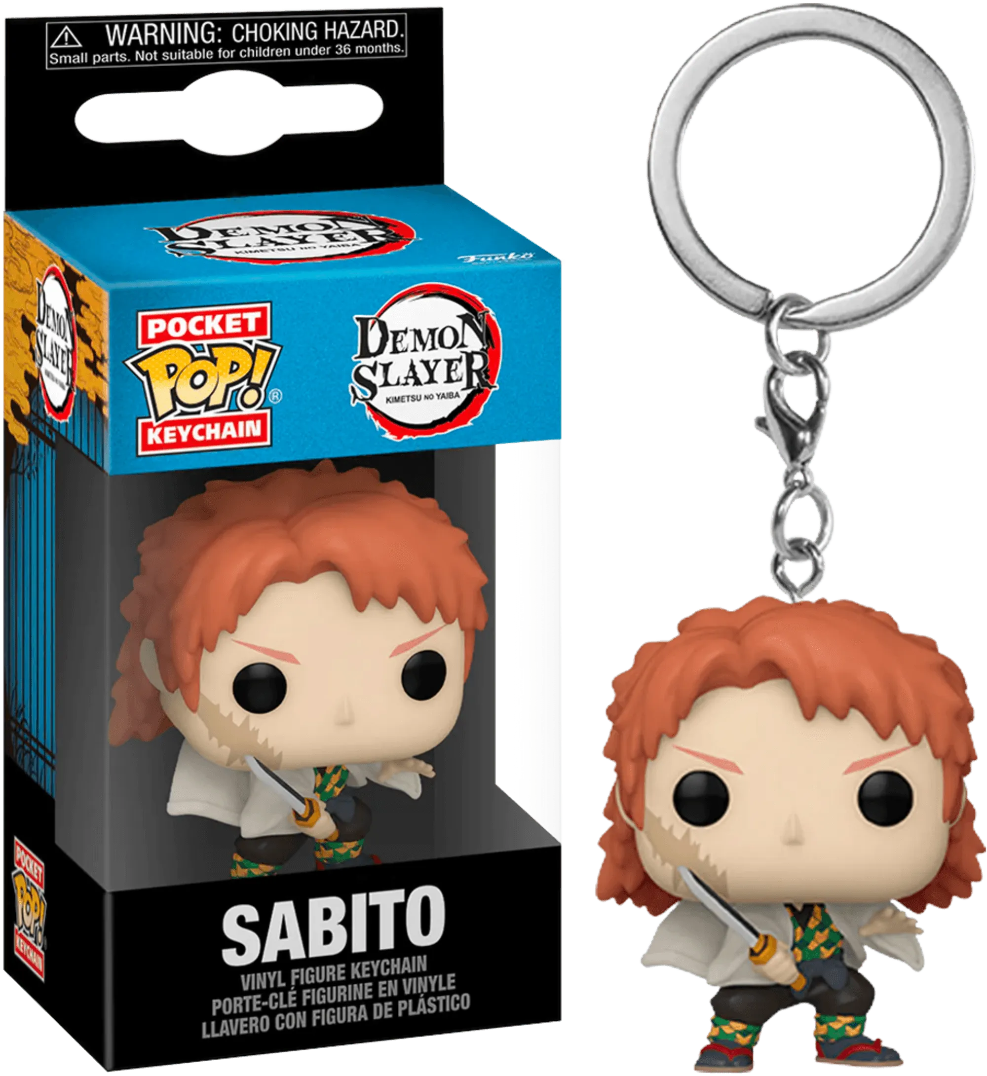 FUN72616 Demon Slayer - Sabito Pop! Keychain - Funko - Titan Pop Culture