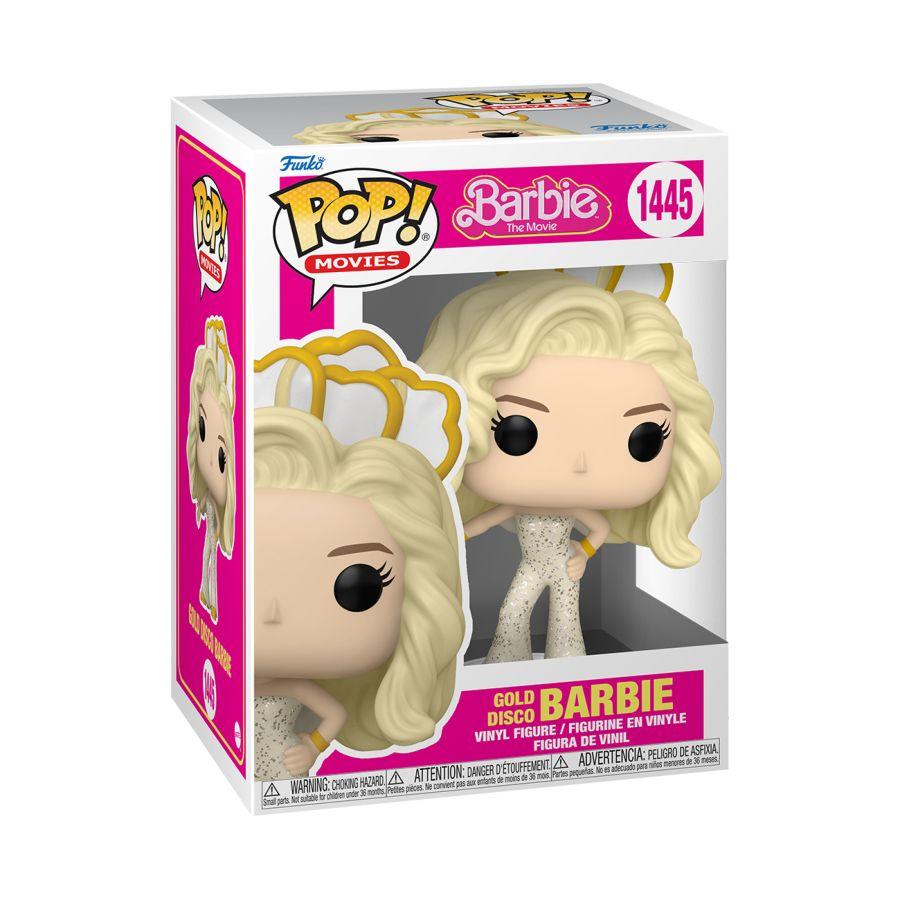 FUN72635 Barbie: The Movie (2023) - Gold Disco Barbie Pop! Vinyl - Funko - Titan Pop Culture