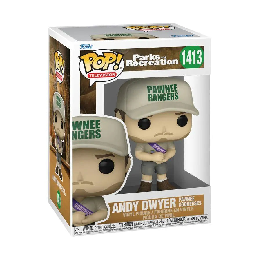 FUN72654 Parks & Recreation - Andy Dwyer (Pawnee Goddesses) Pop! Vinyl - Funko - Titan Pop Culture