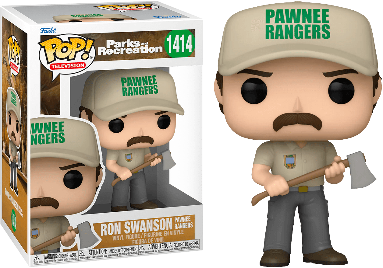 FUN72658 + FUN72657 + FUN72655 + FUN72656 + FUN72654 Parks and Recreation - Pawnee Rangers Pop! Vinyl Bundle (Set of 5) - Funko - Titan Pop Culture