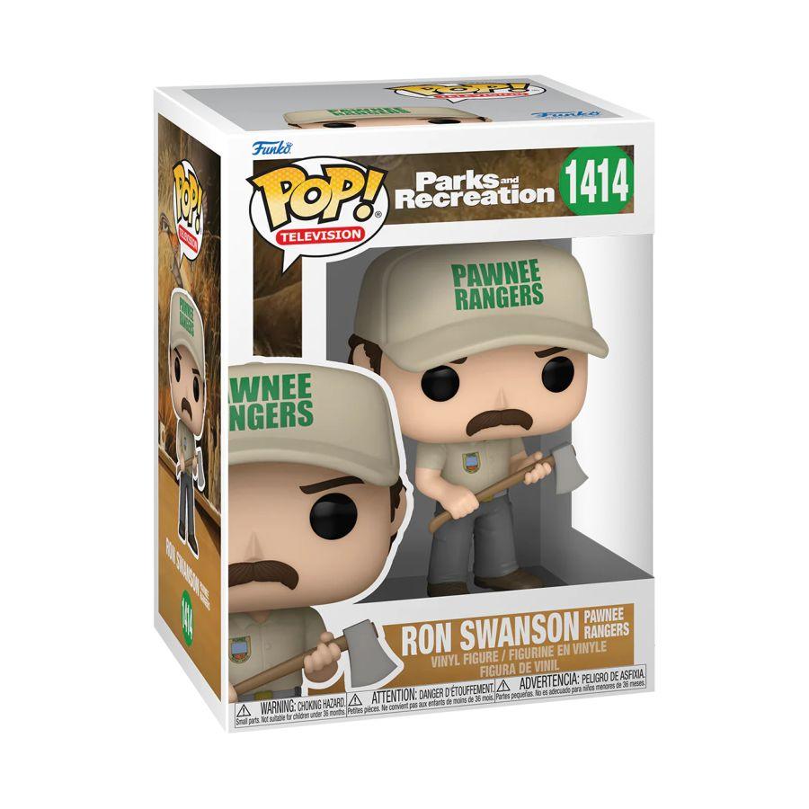 FUN72658 Parks & Recreation - Ron Swanson (Pawnee Rangers) Pop! Vinyl - Funko - Titan Pop Culture