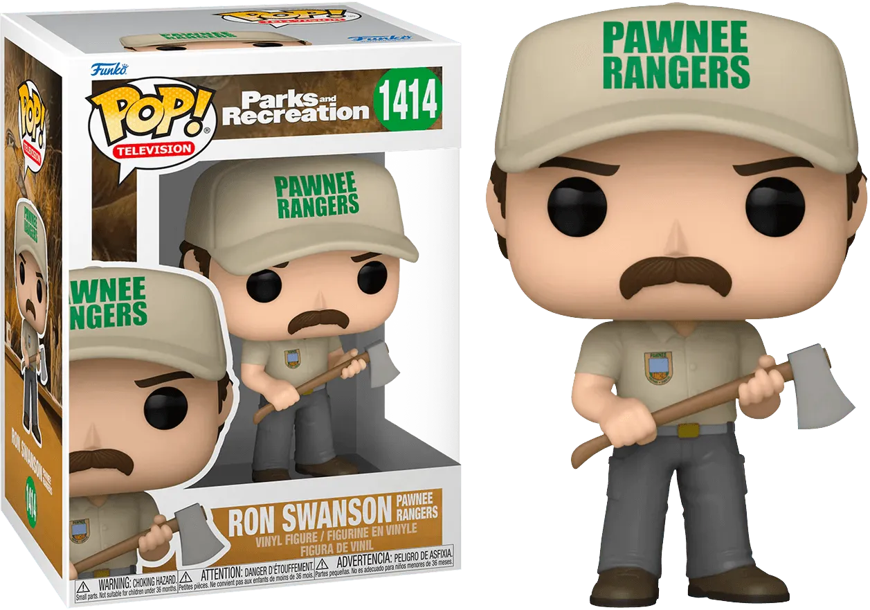 FUN72658 Parks & Recreation - Ron Swanson (Pawnee Rangers) Pop! Vinyl - Funko - Titan Pop Culture