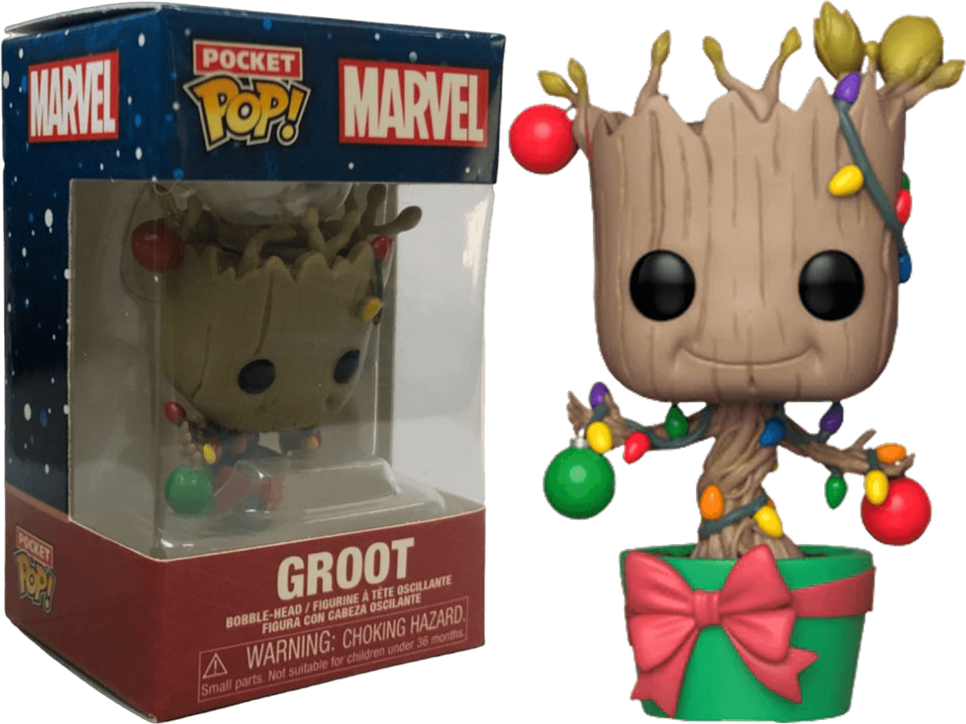 FUN72951 Guardians of the Galaxy - Holiday Groot Pocket Pop! - Funko TBA - Titan Pop Culture