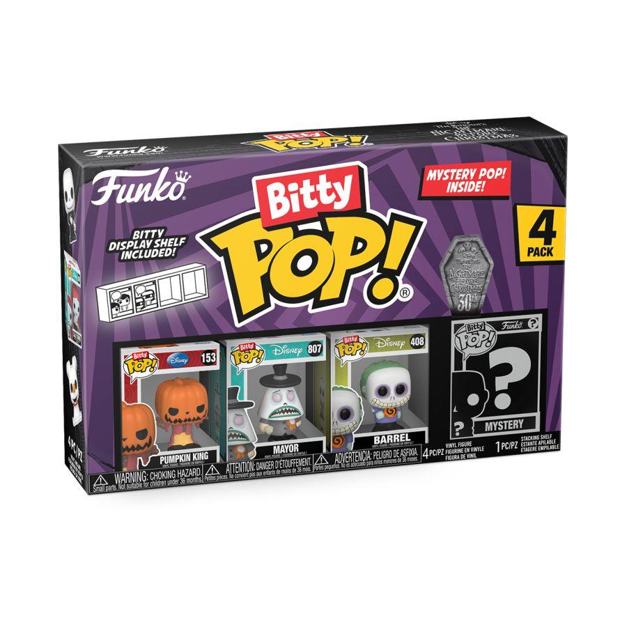 FUN73020 The Nightmare Before Christmas - Pumpkin Jack Bitty Pop! 4-Pack - Funko TBA - Titan Pop Culture