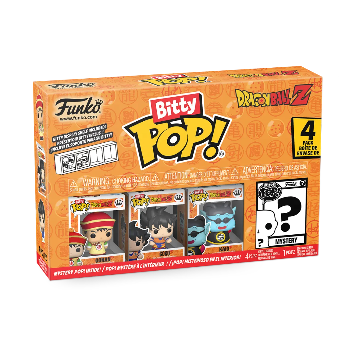 FUN73023 Dragon Ball Z - Gohan Bitty Pop! 4-Pack - Funko - Titan Pop Culture