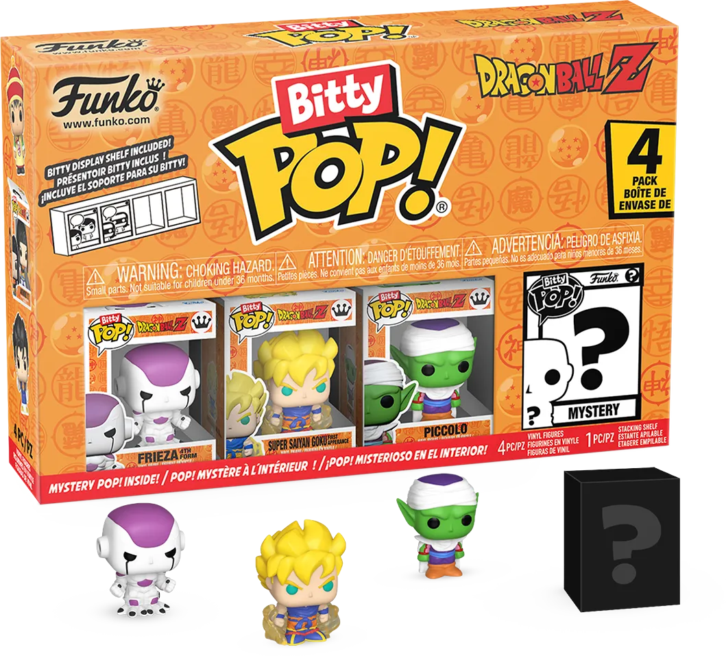 FUN73026 Dragon Ball Z - Frieza Bitty Pop! 4-Pack - Funko - Titan Pop Culture