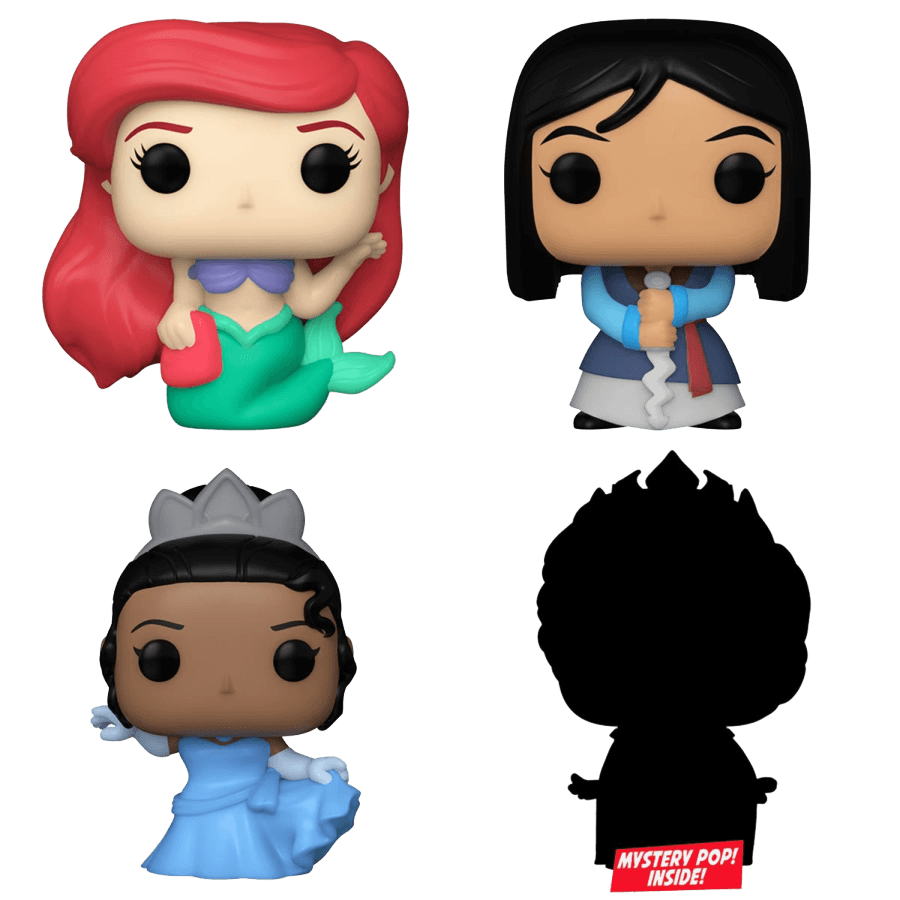 FUN73027 Disney Princess - Ariel Bitty Pop! 4-Pack - Funko TBA - Titan Pop Culture