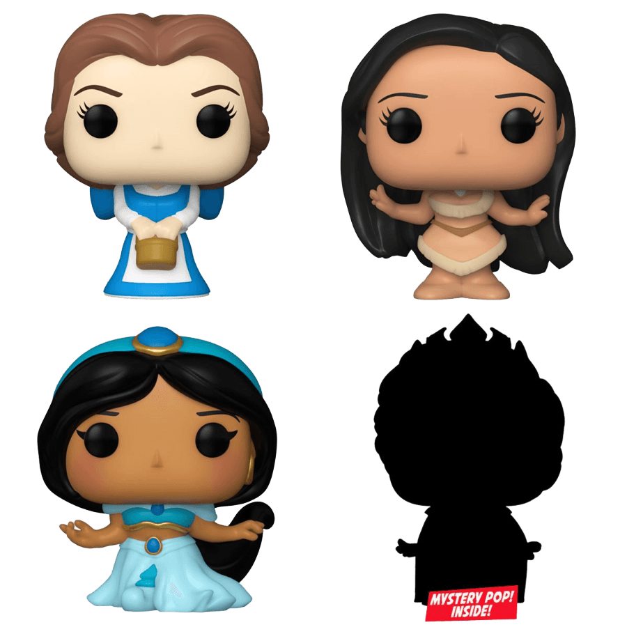 FUN73028 Disney Princess - Belle Bitty Pop! 4-Pack - Funko TBA - Titan Pop Culture