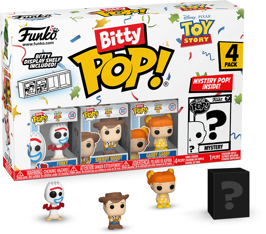 FUN73040 Toy Story - Forky Bitty Pop! 4-Pack - Funko - Titan Pop Culture