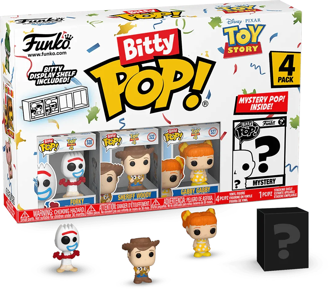 FUN73040 Toy Story - Forky Bitty Pop! 4-Pack - Funko TBA - Titan Pop Culture