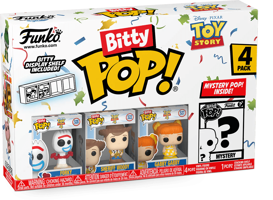 FUN73040 Toy Story - Forky Bitty Pop! 4-Pack - Funko TBA - Titan Pop Culture