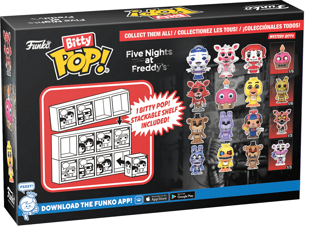 FUN73047 Five Nights at Freddy's - Nightmare Bonnie Bitty Pop! 4-Pack - Funko - Titan Pop Culture