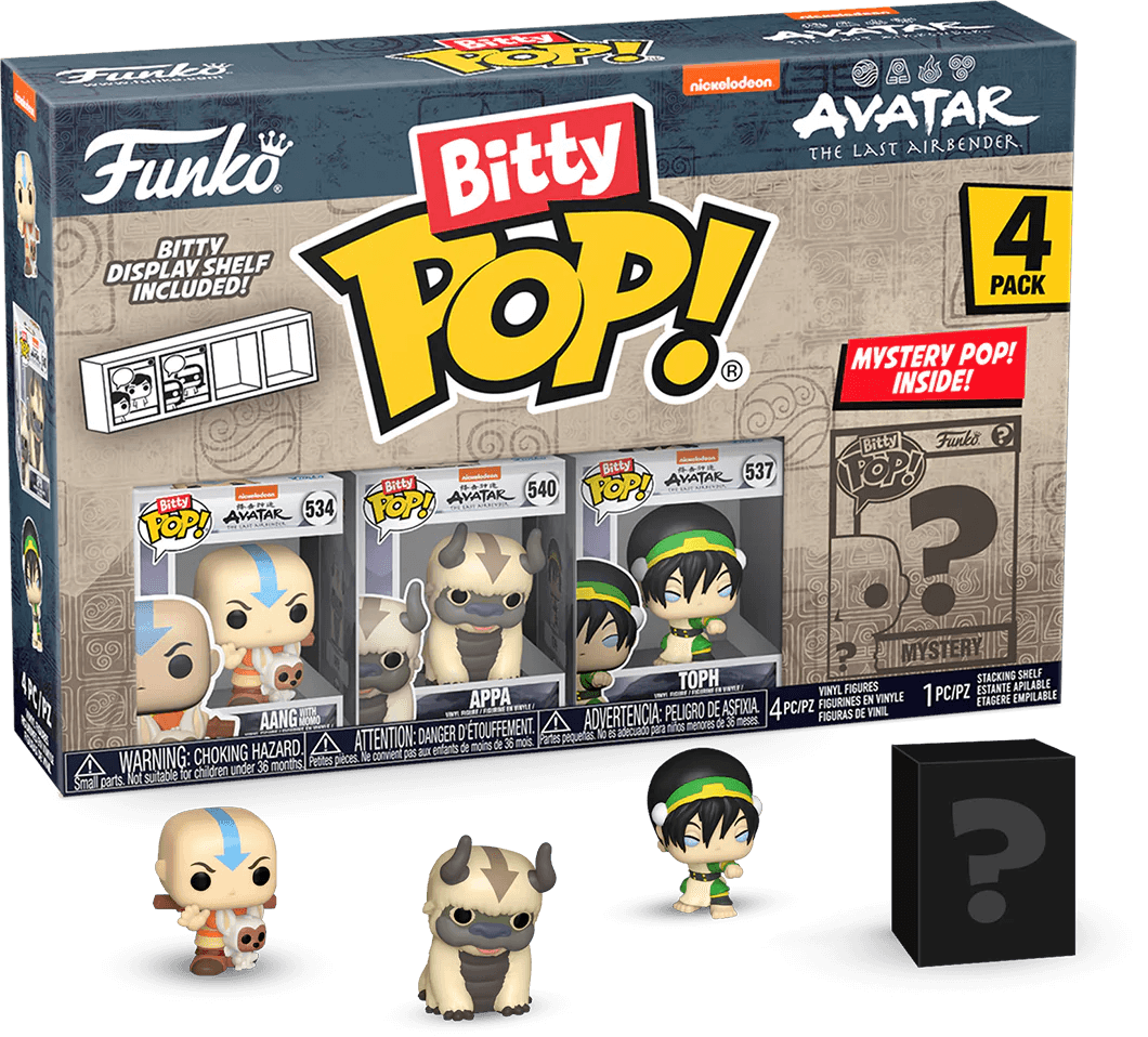 FUN73057 Avatar: the Last Airbender - Azula Bitty Pop! 4-Pack - Funko - Titan Pop Culture