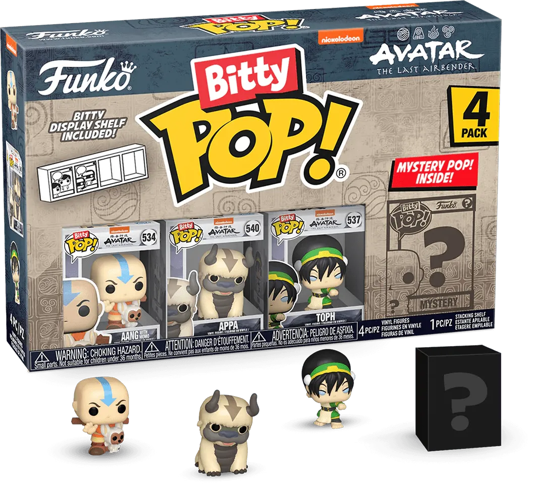 FUN73057 Avatar: the Last Airbender - Azula Bitty Pop! 4-Pack - Funko - Titan Pop Culture