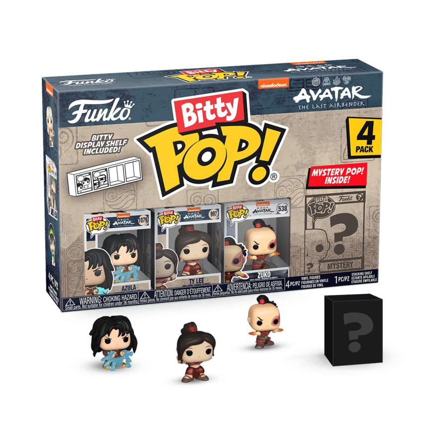 FUN73057 Avatar: the Last Airbender - Azula Bitty Pop! 4-Pack - Funko - Titan Pop Culture