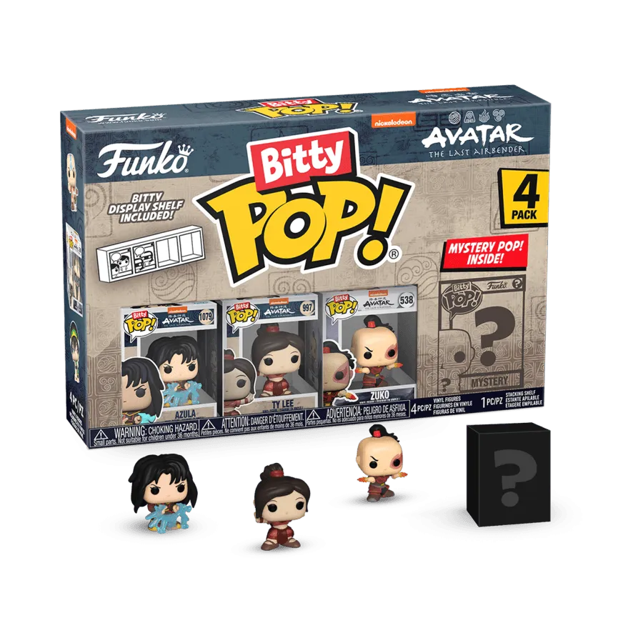 FUN73057 Avatar: the Last Airbender - Azula Bitty Pop! 4-Pack - Funko - Titan Pop Culture