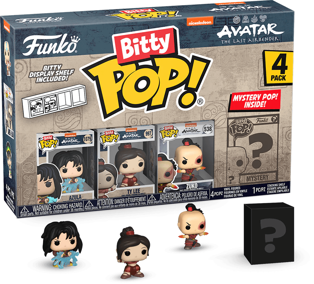 FUN73058 Avatar: the Last Airbender - Iroh Bitty Pop! 4-Pack - Funko - Titan Pop Culture