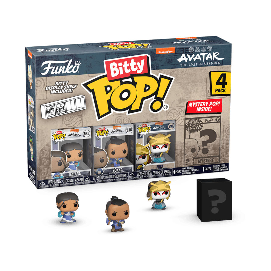 FUN73059 Avatar: the Last Airbender - Katara Bitty Pop! 4-Pack - Funko - Titan Pop Culture