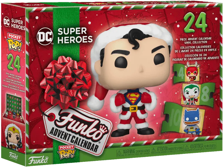 FUN73077 DC Comics - 2023 Advent Calendar - Funko - Titan Pop Culture