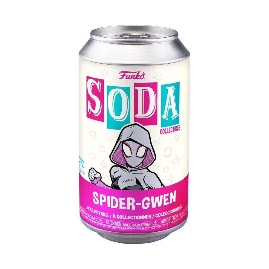 FUN73422 SpiderMan: Across the Spider-Verse - Spider-Gwen (with chase) Vinyl Soda - Funko - Titan Pop Culture