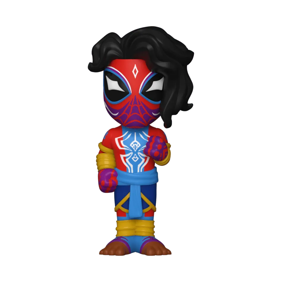 FUN73426 SpiderMan: Across the Spider-Verse - Spider-Man India (with chase) Vinyl Soda - Funko - Titan Pop Culture