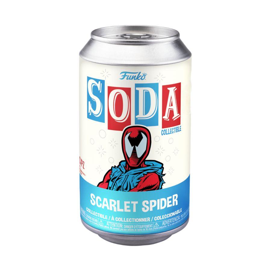 FUN73427 Spider-Man: Across the Spider-Verse - Scarlet Spider US Exclusive Vinyl Soda - Funko - Titan Pop Culture